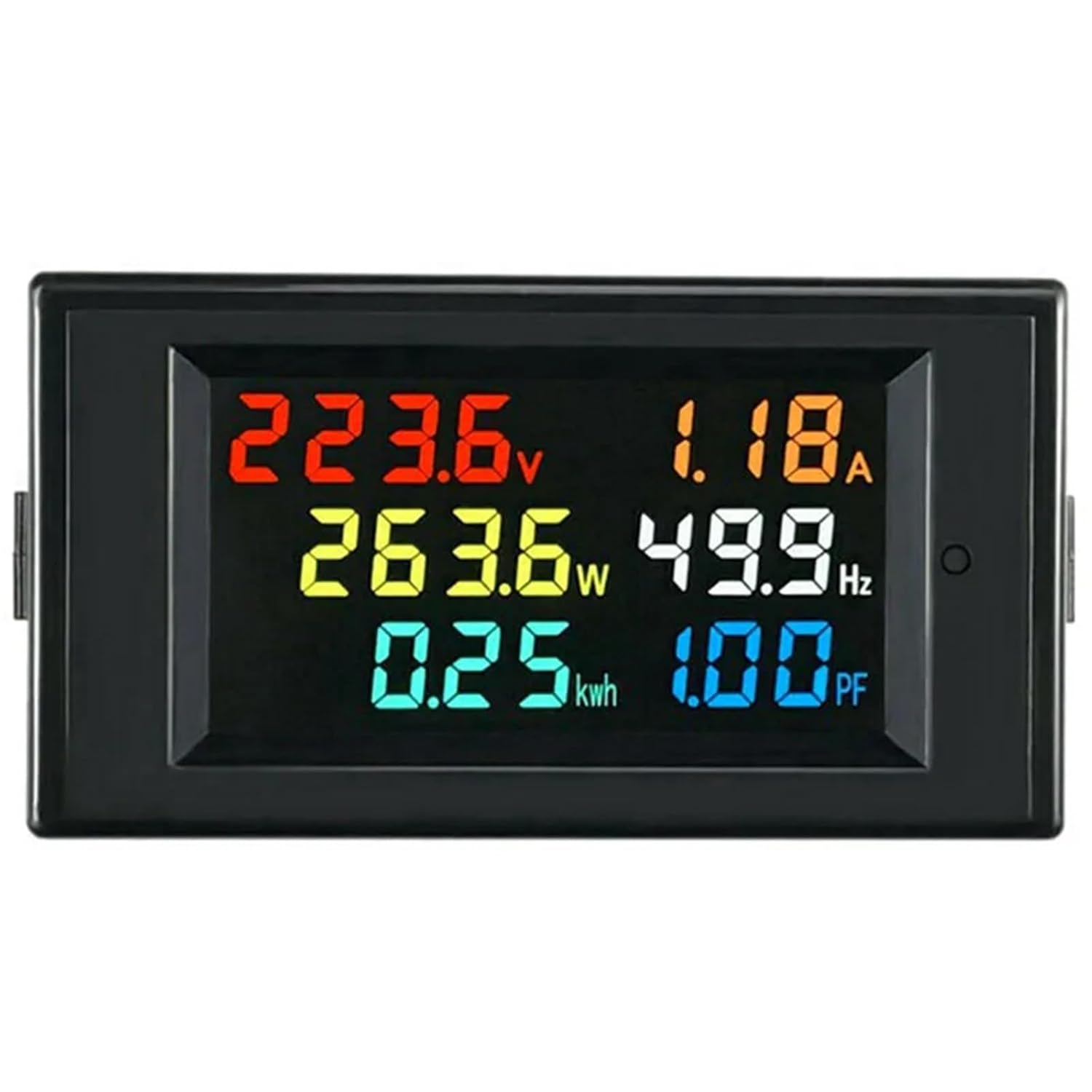 6IN1 Panel Meter Voltmeter Ammeter Digital Display D69-2058 1Pcs(AC200-450V)