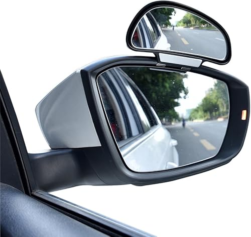 Miniatura 9 de Espejos retrovisores universales con ángulo amplio ajustable de 360 grados Yasoko, para puntos ciegos, Negro