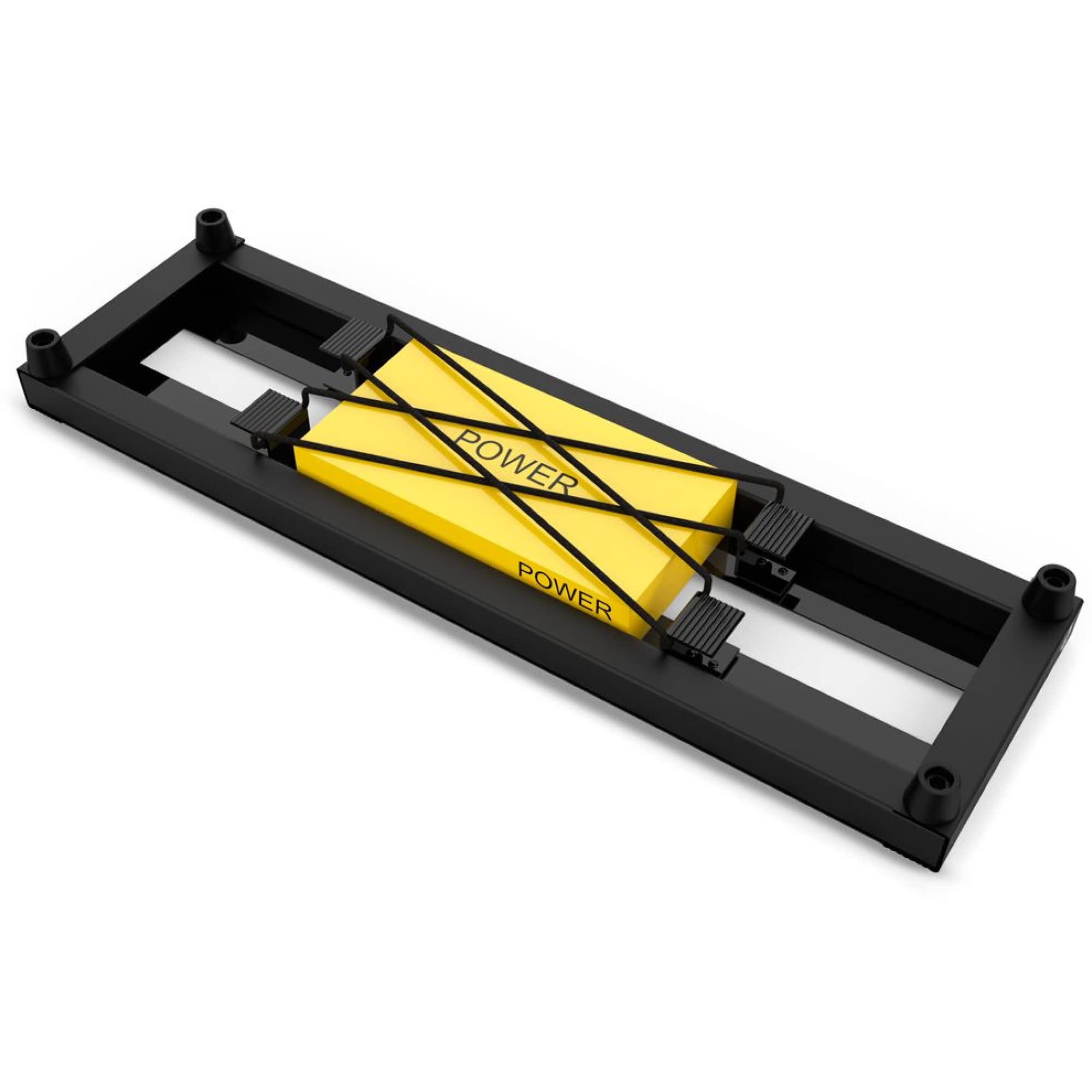 MONKEY LOOP Spider 50S - Pedalera Universal para Pedales de Guitarra y Efectos - Ajuste de Altura e Inclinación - Soporte de Pedales de Guitarra Espacioso y Estable - Bolsa de Transporte Incluida