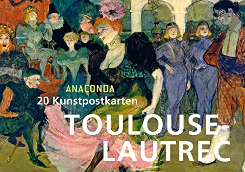 Preisvergleich Produktbild Postkartenbuch Henri de Toulouse-Lautrec