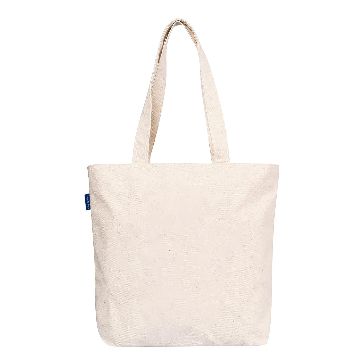 Premium Canvas Tote Bags for Women with zip closer | unique tote bag for Girls, 100% Organic Cotton Tote bag | beach | gift | office, school & Daily Usable strong handbag