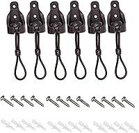 Vista 23 de Kit elástico de 3 piezas, reemplazo general de puerta enrollable para exteriores/puerta de persiana enrollable interior (beige)