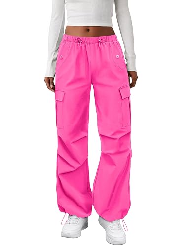 COPYLEAF Cargo Pants Women Parachute Baggy Hiking Pants