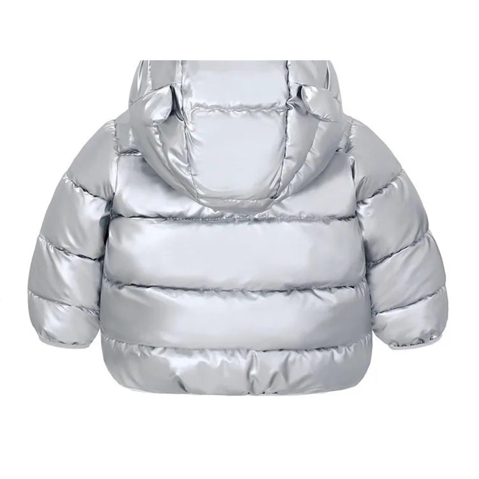 Chaqueta de otoño e Invierno for bebés y niñas - Abrigo Acolchado con Capucha y Orejas Lindas for niños - Ropa de Abrigo cálida y Resistente al Viento (2-6 años)(Blue,100)