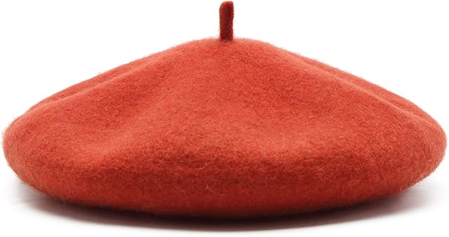 Women's Wool Blend Vintage French Beret Solid Color Fashion Hat