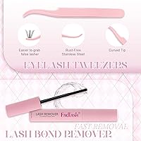 Vista 144 de Eyelash Extension Kit Lash Bond and Seal Lash Clusters with Eyelash Tweezer Lash Glue for Individual Lashes Lash Applicator Tool for DIY Lash