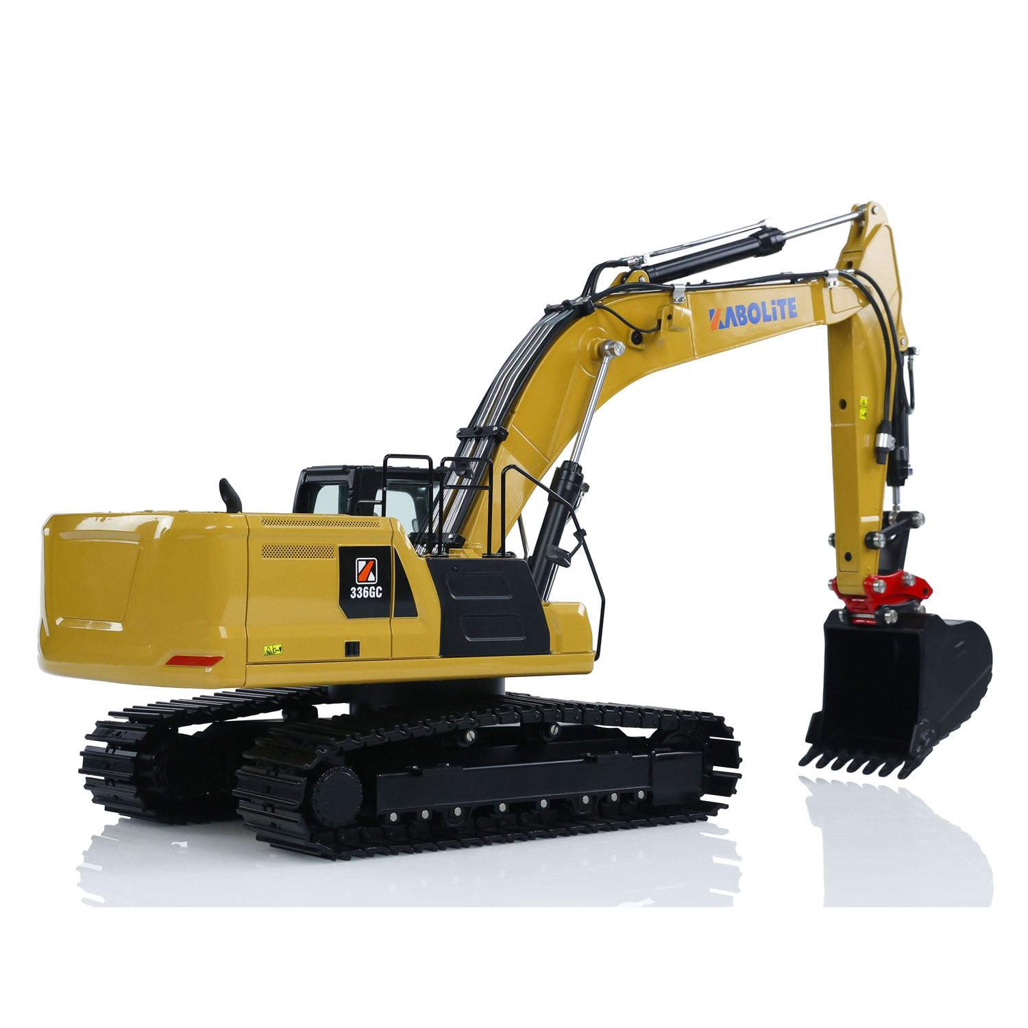 wheelfun 1/18 Kabolite K961 100S PRO RC Escavatore Idraulico RTR Telecomando Digger ST8 Radio 2S Batteria Elettrica Martello da Artiglio Ripper Terra Digger Hobby Grade Model
