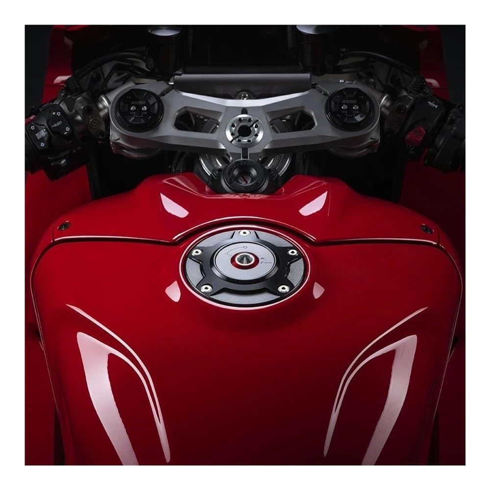 moto Tappo serbatoio bloccabile Per DUCATI Scrambler 1100 Dark Tribute PRO Streetfighter848 Chiave Tappo Serbatoio Carburante Ricambi Moto Alluminio