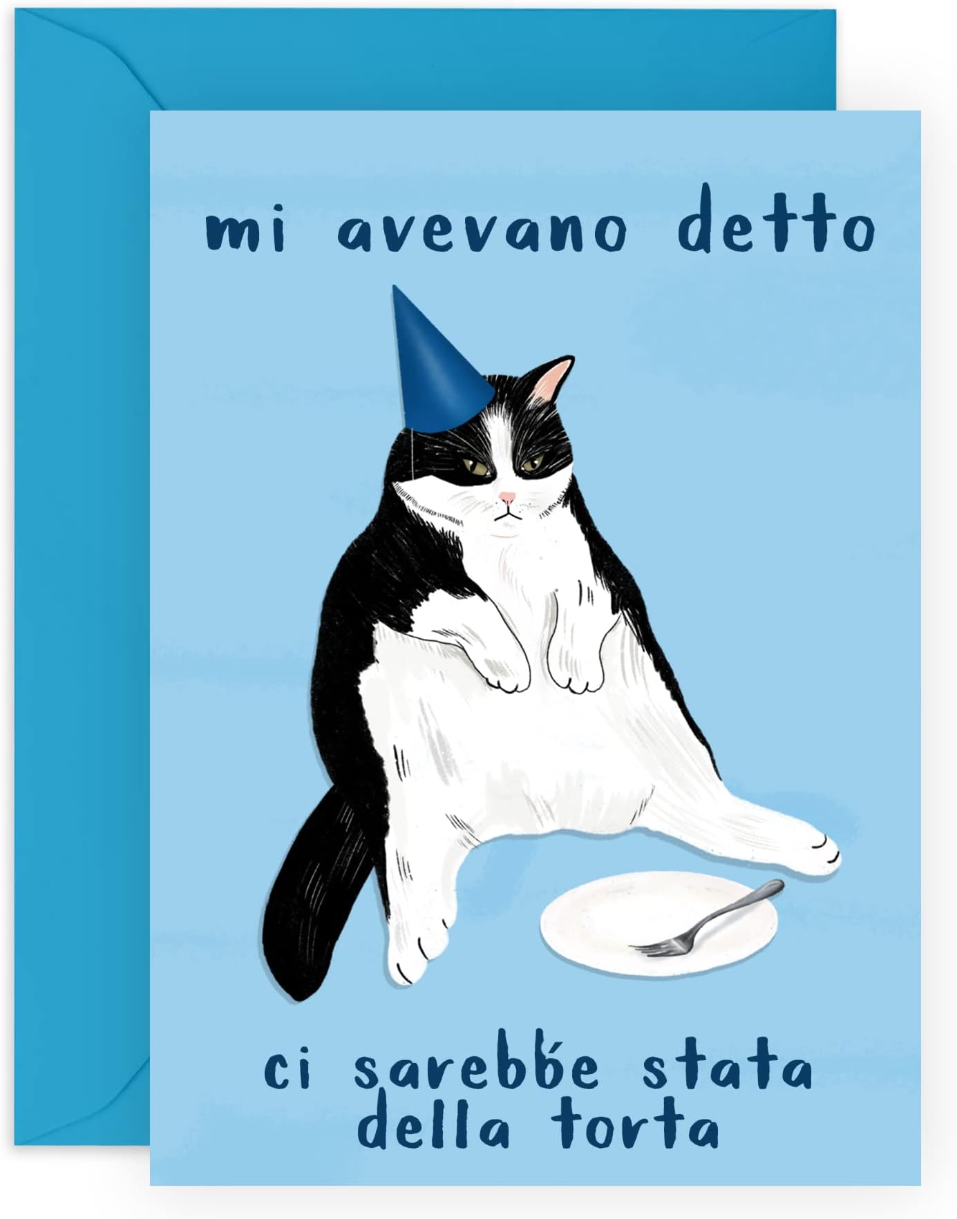 Central 23 Biglietto Di Compleanno Con Gatto Per Lui Lei - MI AVEVANO