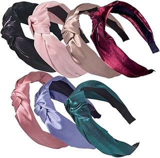 Beavorty 7pcs elastic headbands for girls hair ties with bows girls headband Turban Hair Accessories Knot Hairband Girl Wide Hairbands Wide Headband Wide Hair Hoop Knot Hair Band scarf yoga