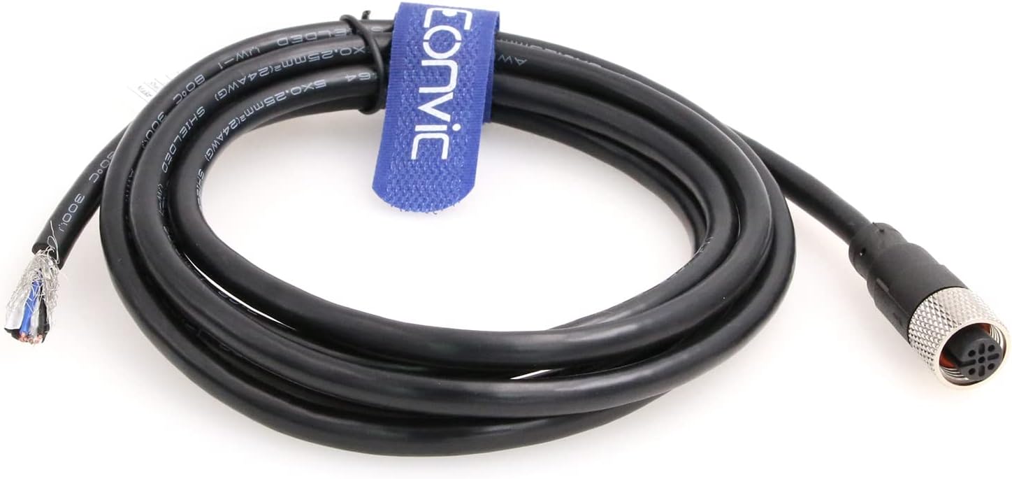Lot De 2 Connecteurs M12 5 Broches Code A, étanches IP67 - Filetage Droit, Pour Câbles Industriels - 12 Mm
