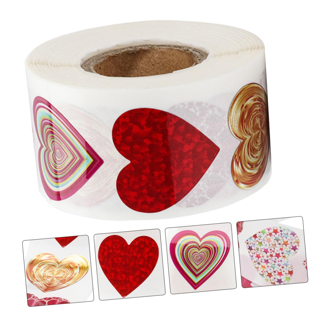 5 Set Etichetta Adesiva D'amore Adesivi Punto Anelli Carta Gel Etichette Cuore Lettera Bomboniere Matrimonio Etichetta Adesivo Adesivo Argento Brillante 2 * 5