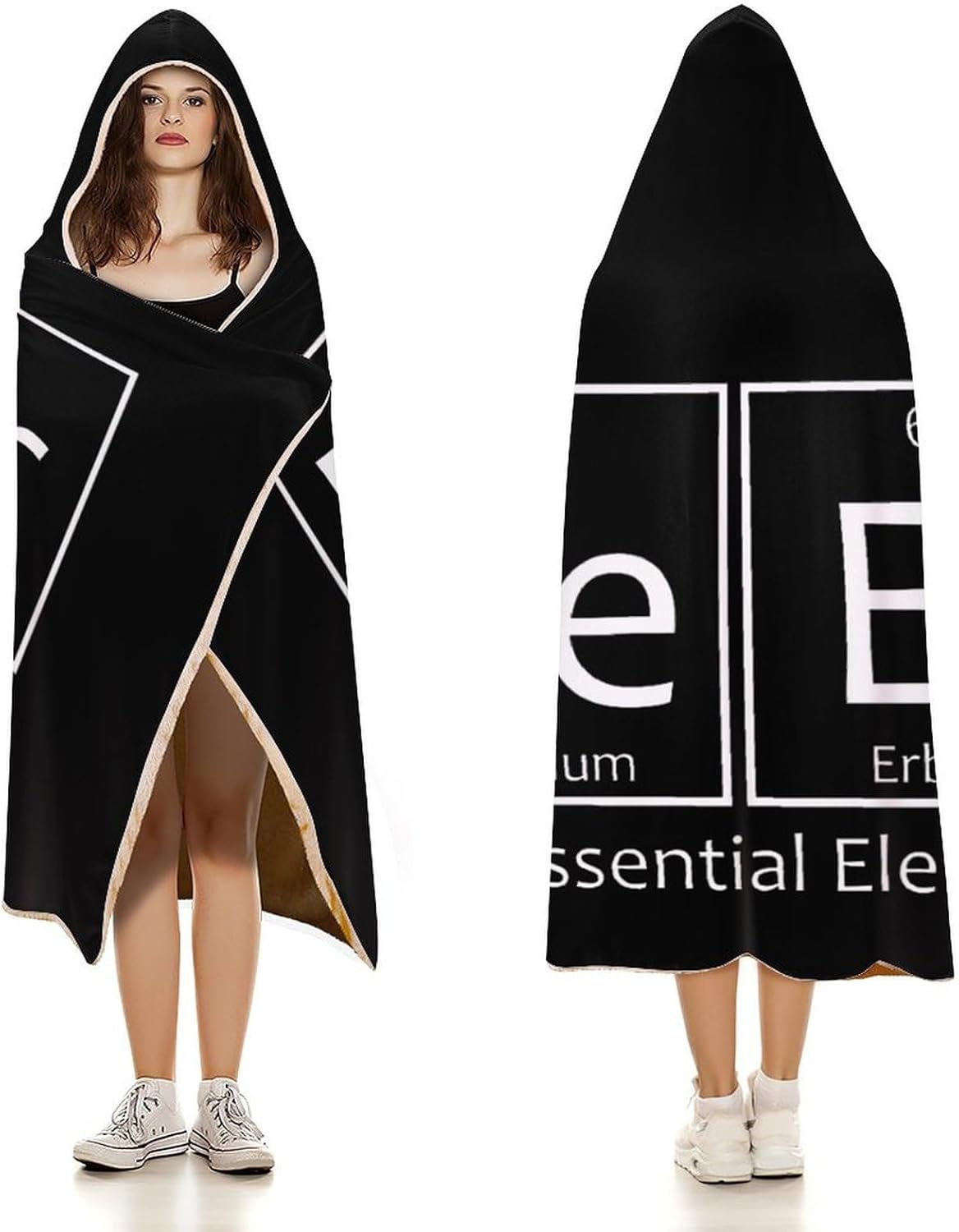 Beer The Essential Elements Fashion Wearable Blanket Hoodie Fleece Throw Cloak Robe Unisex