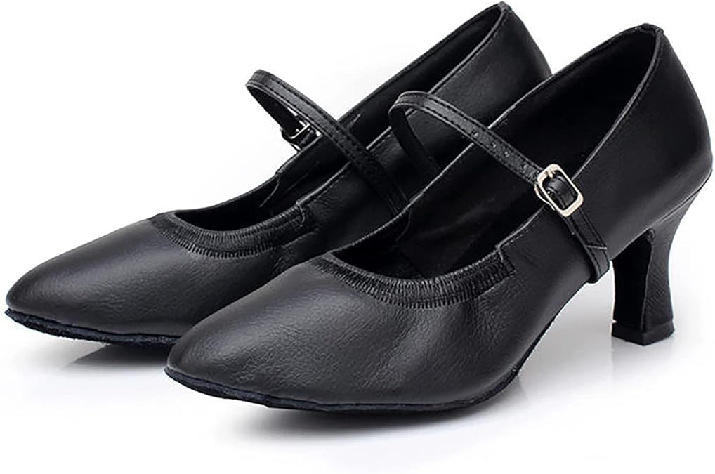 Bottines De Danse Latine Chaussures De Danse, Moderne Talon Haut Chaussures De Danse Tango Salle De Bal De Marche Sportive Fermé Toe Chaussures De Danse De Salon Pour Dames Latine Salsa Tango