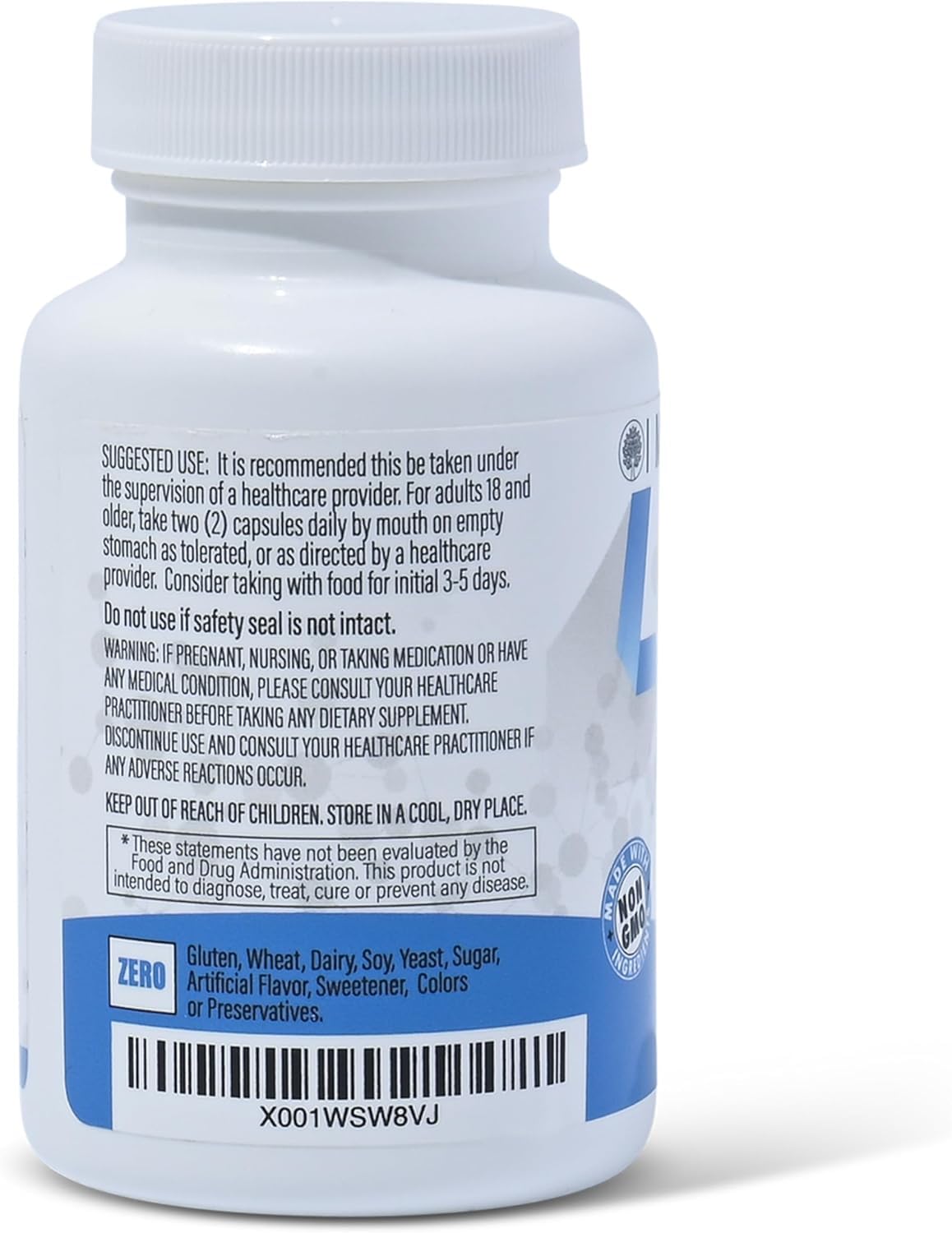 IMMUNOVITES 3-Pack Stabilized R-Alpha Lipoic Acid ((True)) 600mg per Serving [[High Potency & up to 40x Increased Absorption]] (Na R-ALA) (Na R-LA) (Na R-Lipoate) (3 Bottles) — Amazon image 7