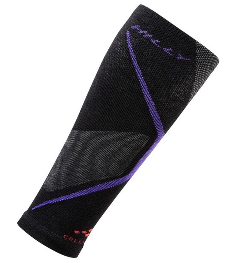 Hilly Women's Black Energize Compression Calf Sleeves - Ss15 - Medium