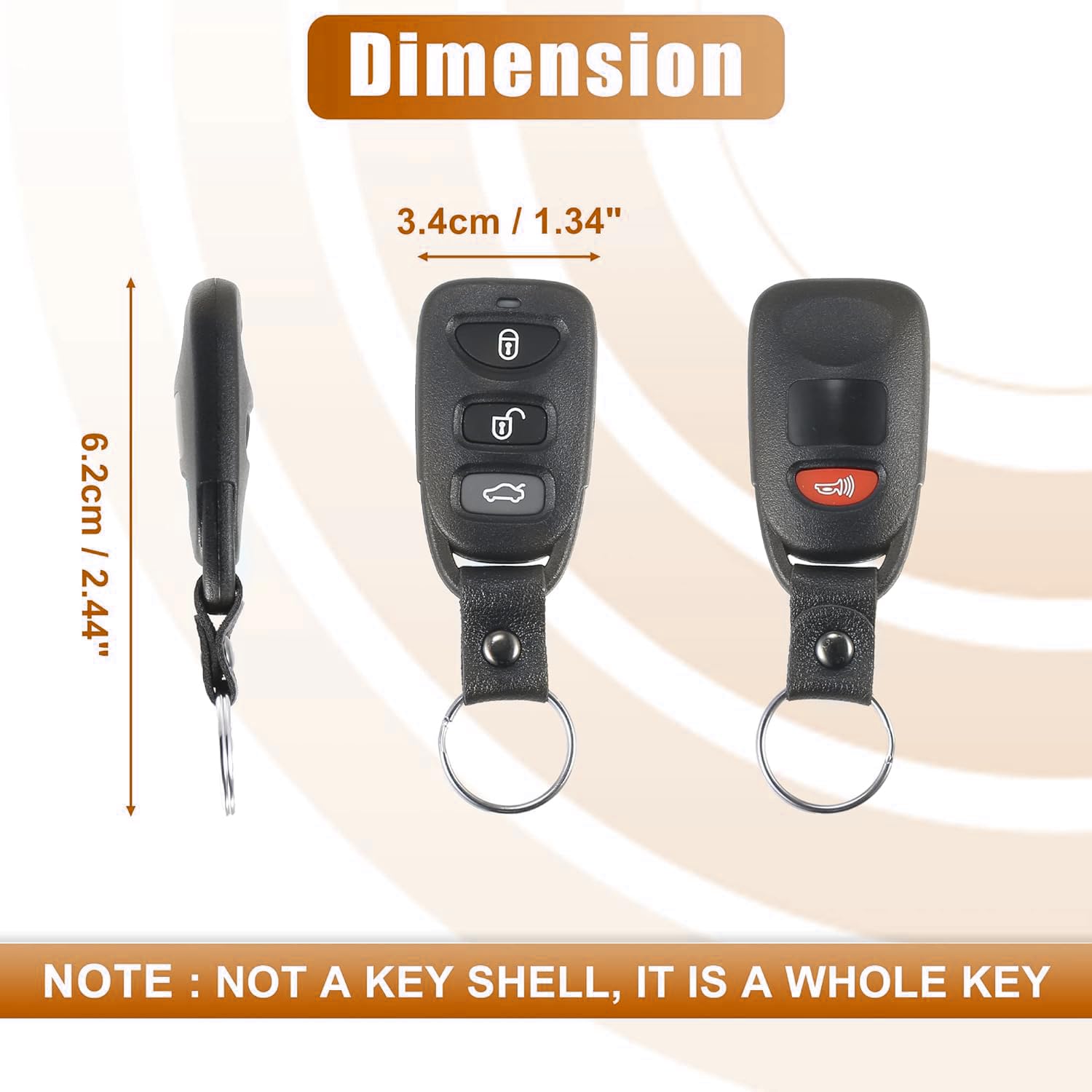 OEM KIA FORTE / KOUP Keyless Entry Remote Fob PINHA-T008 – Used, Ready To Program