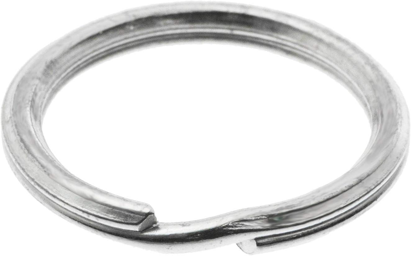 Amazon.com: Dreambell .925 Sterling Silver 20mm Round Split Ring Key ...
