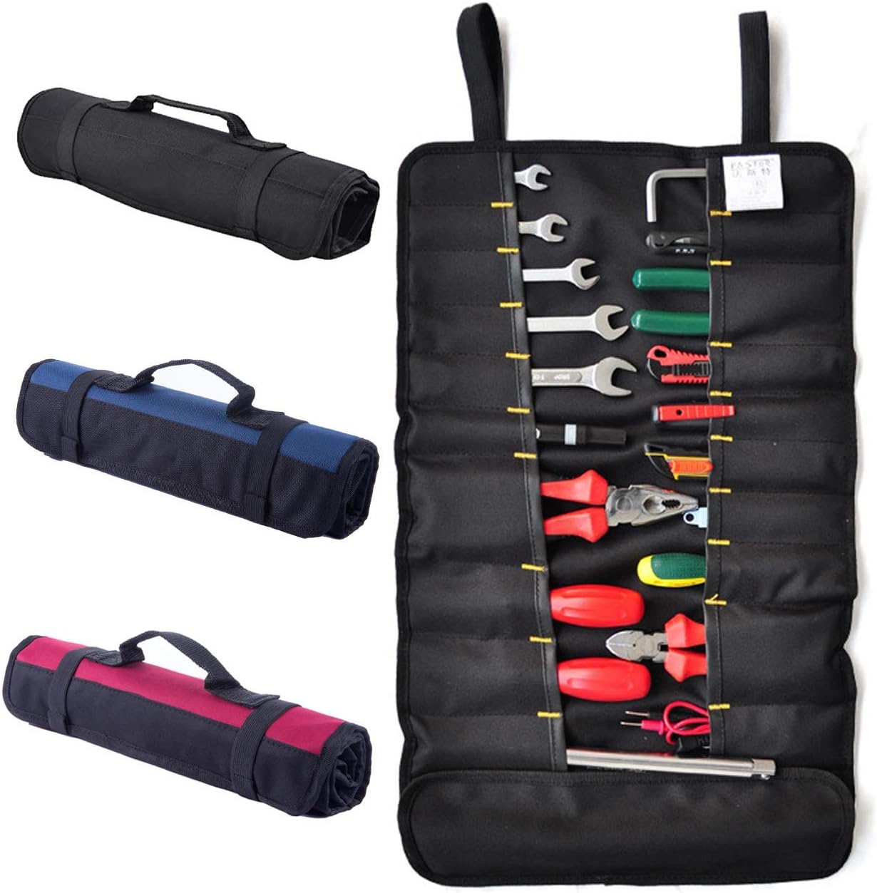 ZffXH Pocket Socket Tool Roll Pouch Kleine Werkzeugtasche Perfekt für