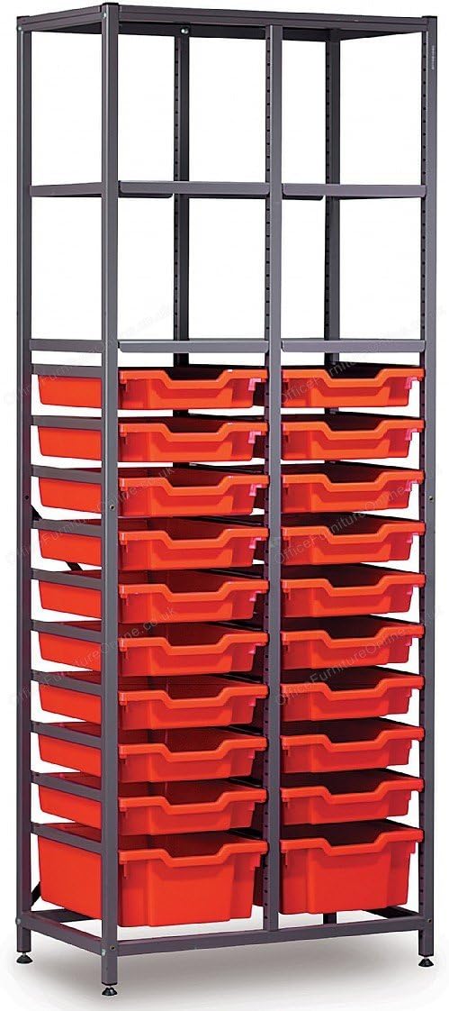 Gratnells 2 Column High 20 Tray Storage Rack : Amazon.co.uk: Business ...