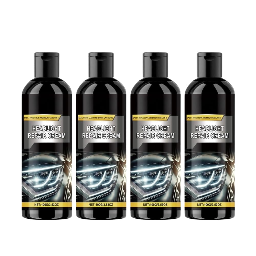 Headlight Lens Cleaner, Restorer, Shiner, for Vehicles Automobile Car & Bike Headlight Lens and Glass Restorer Cleaner, Restores Cloudy, Dull, Yellowed Headlights(100Ml) (4)-image-45