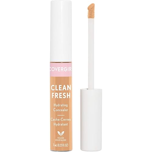 COVERGIRL Clean Fresh Hydrating Concealer, Light Medium, 0.23 Fl Ounce