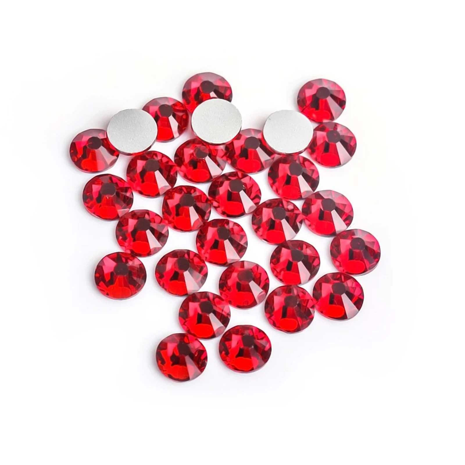 Trapano per unghie Strass in vetro Strass in vetro cristallo non hotfix da SS3 a SS40 multicolore 1440 pezzi(Citirine,SS3 1440pcs)