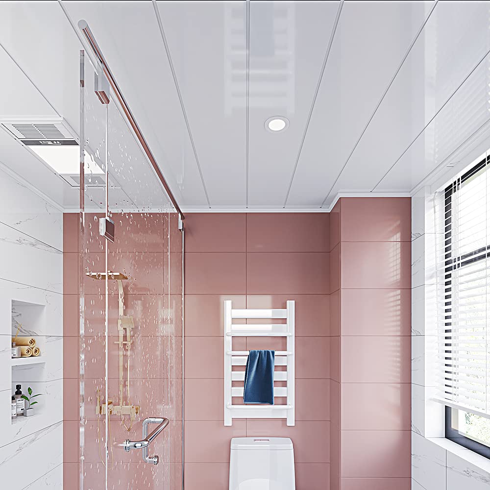 Pvc Bathroom Ceiling Panels White Sparkle Wall & Ceiling Panel 2600