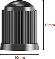 Vista 3 de (30 unidades) tapas de válvula de vástago de neumático, con anillo de goma O, cubiertas universales para autos, SUV, bicicleta y bicicleta