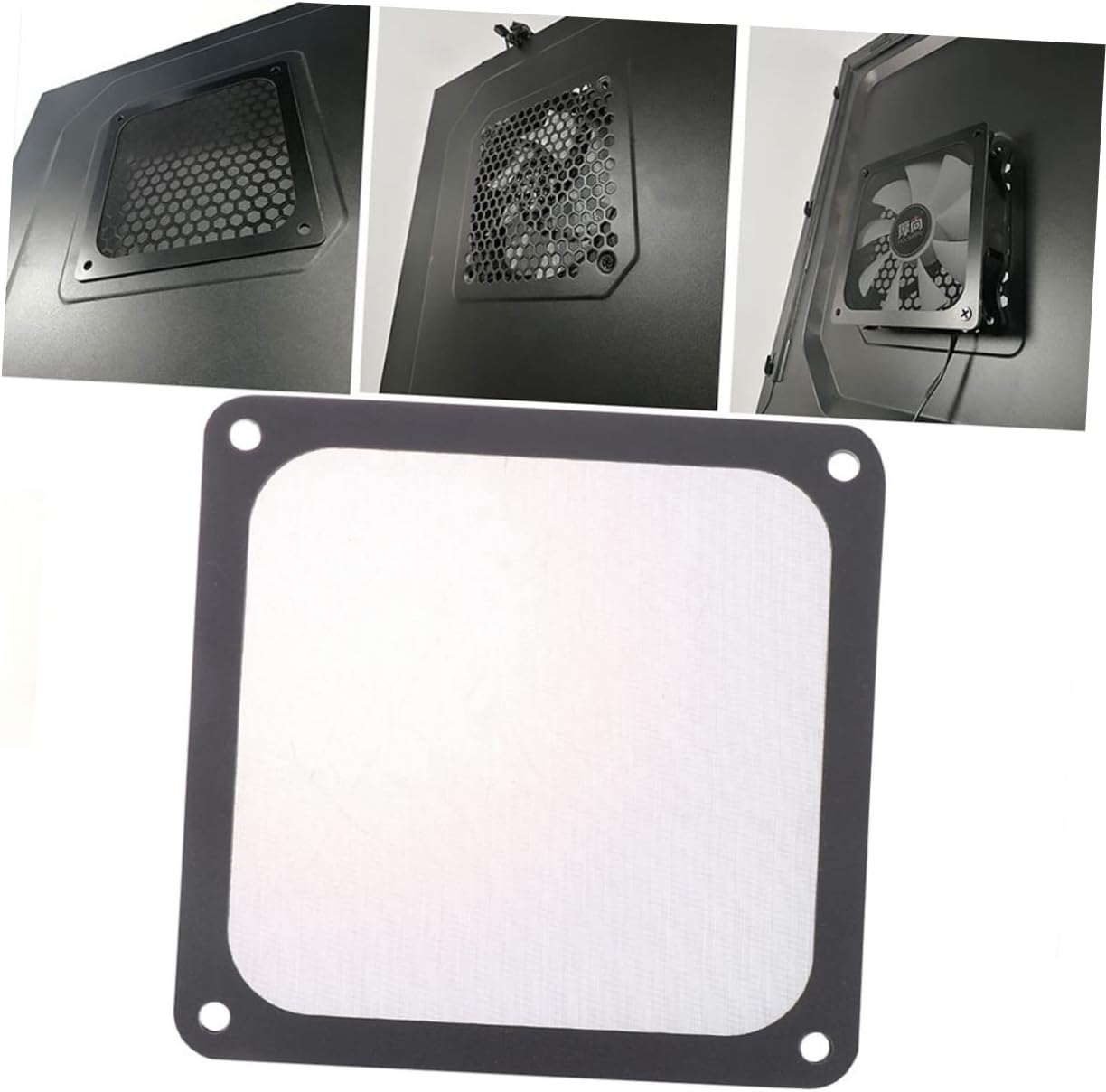 Gadpiparty 2pcs Magnetic Mesh for Fans Filter Washable and Easy to Computer and Debris