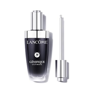 Lancome Genifique Ultimate Recovery Serum - Anti Aging Serum, 1.69 Fl Oz | Refillable Face Serum - Hyaluronic Acid & Beta Glucan - Moisture Barrier Repair, Radiance & Firmness - Hydrate & Plumps Skin