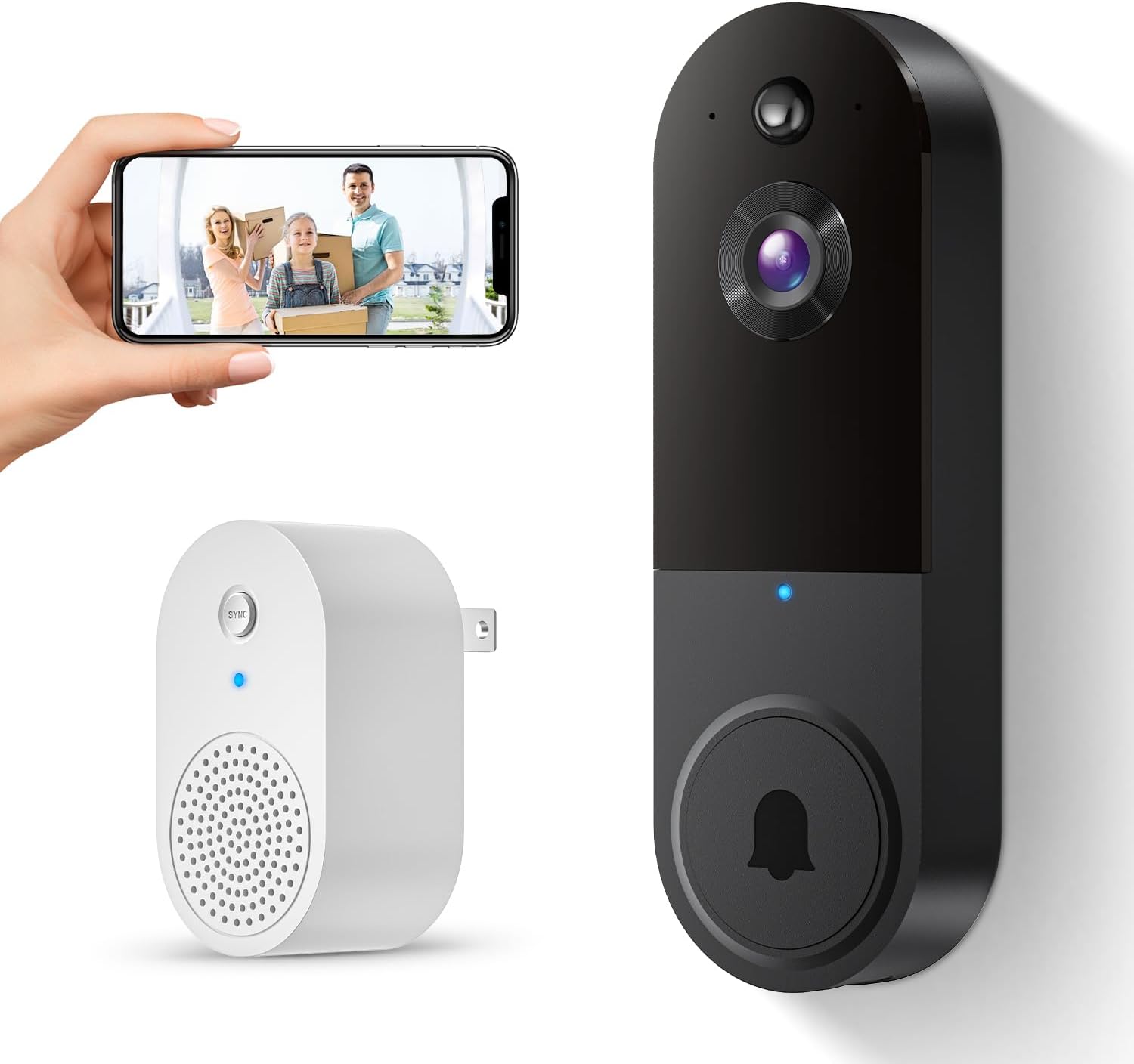 Amazon.com: TP-Link Tapo Smart Video Doorbell Camera with Chime ...