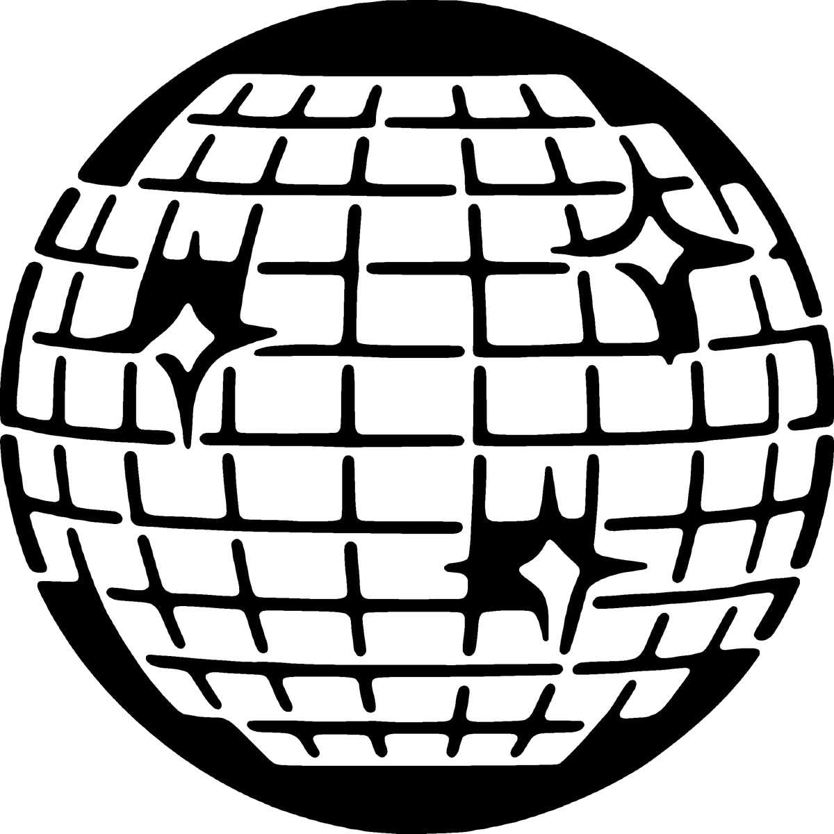 Azeeda 'Disco Ball' Wall Stencil - S (A6) (WS00071079)