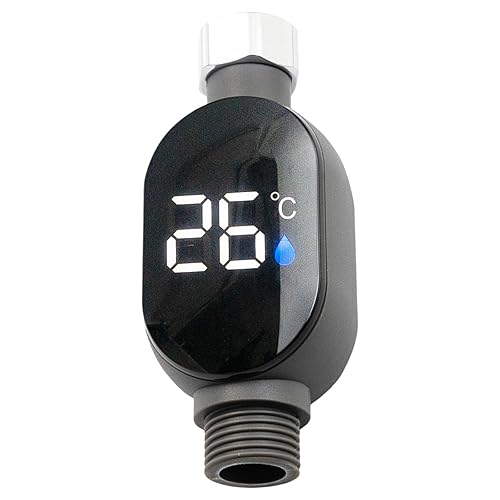 Miniatura 2 de Medidor de temperatura de ducha, medidor de temperatura del agua con pantalla LED, termómetros domésticos fáciles de usar