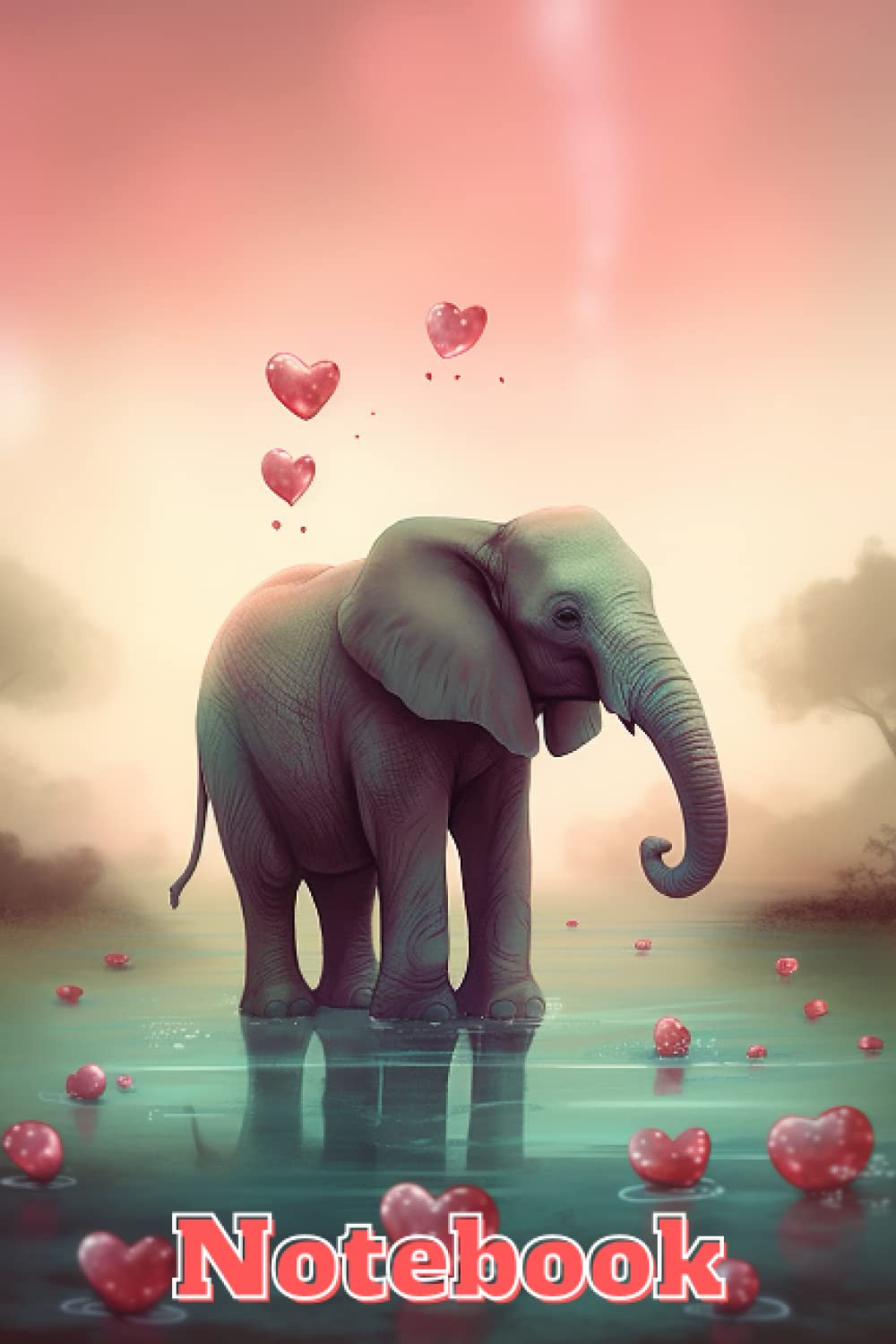 Elephants Heart Notebook: Gift For Someone Who Loves Elephants