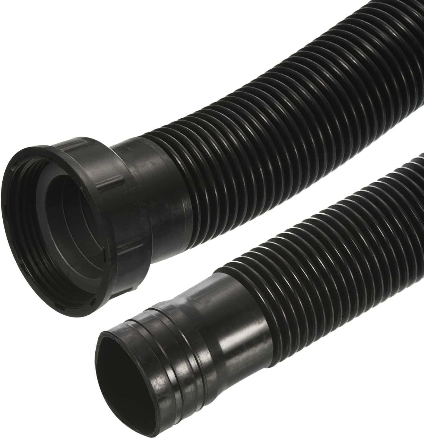 sourcing map ABS Drain Pipe Expandable Sink Tubing Flexible Drainage