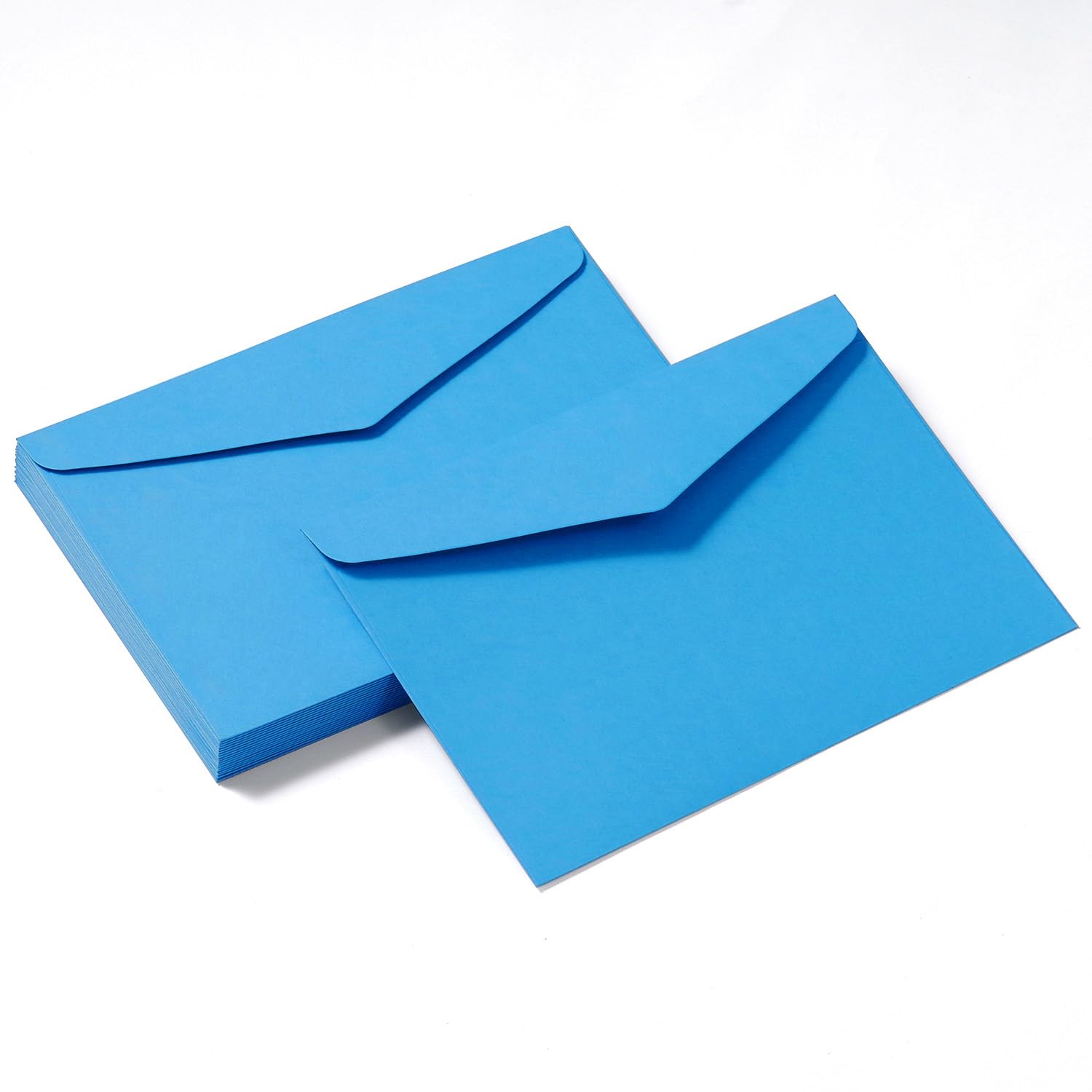 Tanshuqin 50 Pack Dark Blue A7 Envelopes 5-1/5 x 7-1/5 for Invitation, Personalize Gift Cards, Wedding, Baby Shower, Mailing, Birthday Party