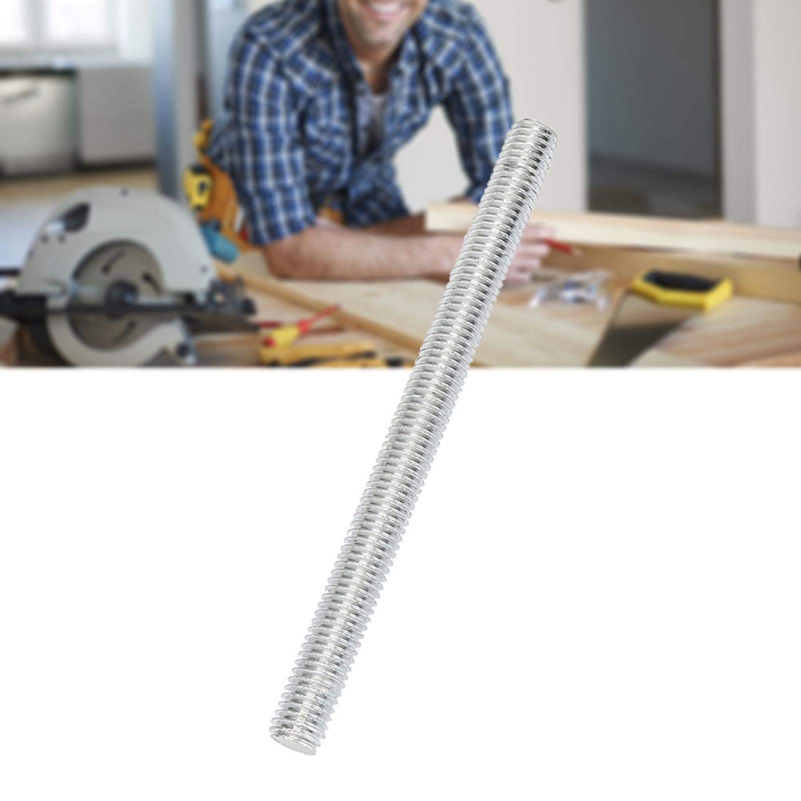Jeanoko 10 pièces M8 barre filetée M8 * 100mm alliage d'aluminium tige filetée mâle pour le travail du bois 30/45 fente coulissante