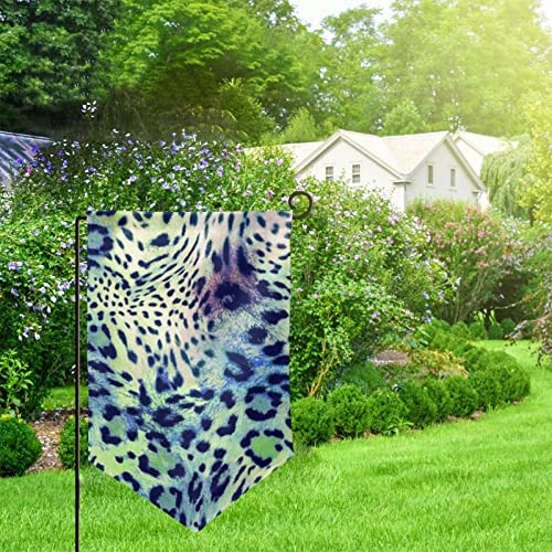 Drapeau de jardin léopard vert double face抗褪色户外小旗子 - 2