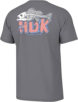 Huk Fishingフィッシングシャツ ブラックバス柄 M（L） Amazon.com: HUK Mens Fishing Graphic Tee, Performance Short Sleeve