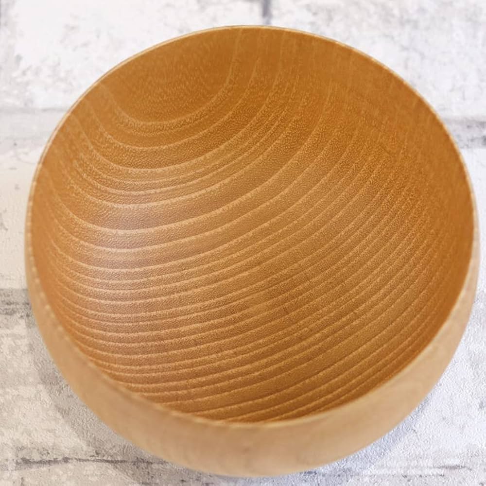 Amazon.co.jp: お椀 木製 汁椀 ナチュラルボウル 訳あり (中