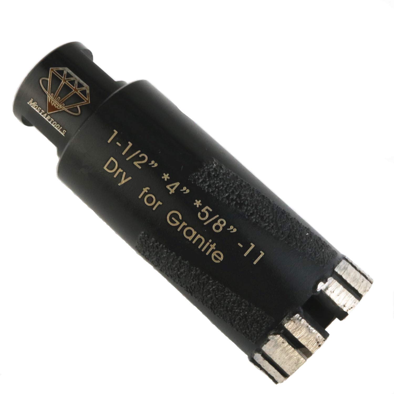 Diamond Drill Bit for Stone 1-1/2 Inch Diamond Core Bit for Granite,Quartz,Engineered Stone 38mm Granite Hole Saw