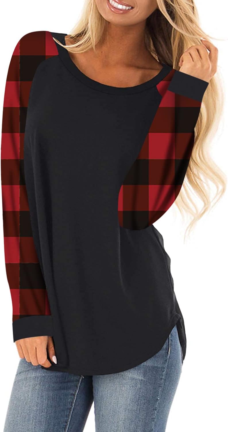HARHAY 2025 Women's Cotton Knitted Long Sleeve Lightweight Tunic Sweatshirt Tops image 3