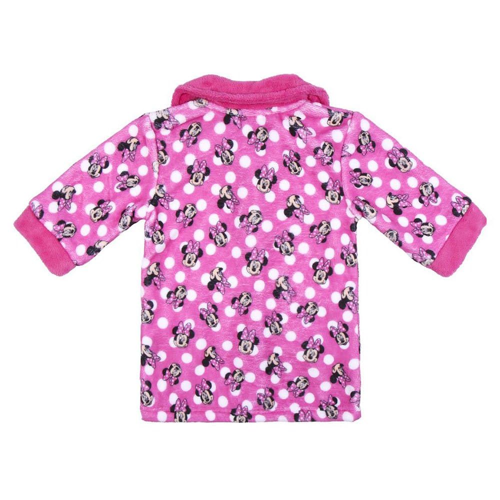 CERDÁ LIFE'S LITTLE MOMENTS Batín Minnie Mouse - Albornoz infantil de forro polar para bebé, con licencia oficial de Disney Bebé-Niñas (Pack de 1)