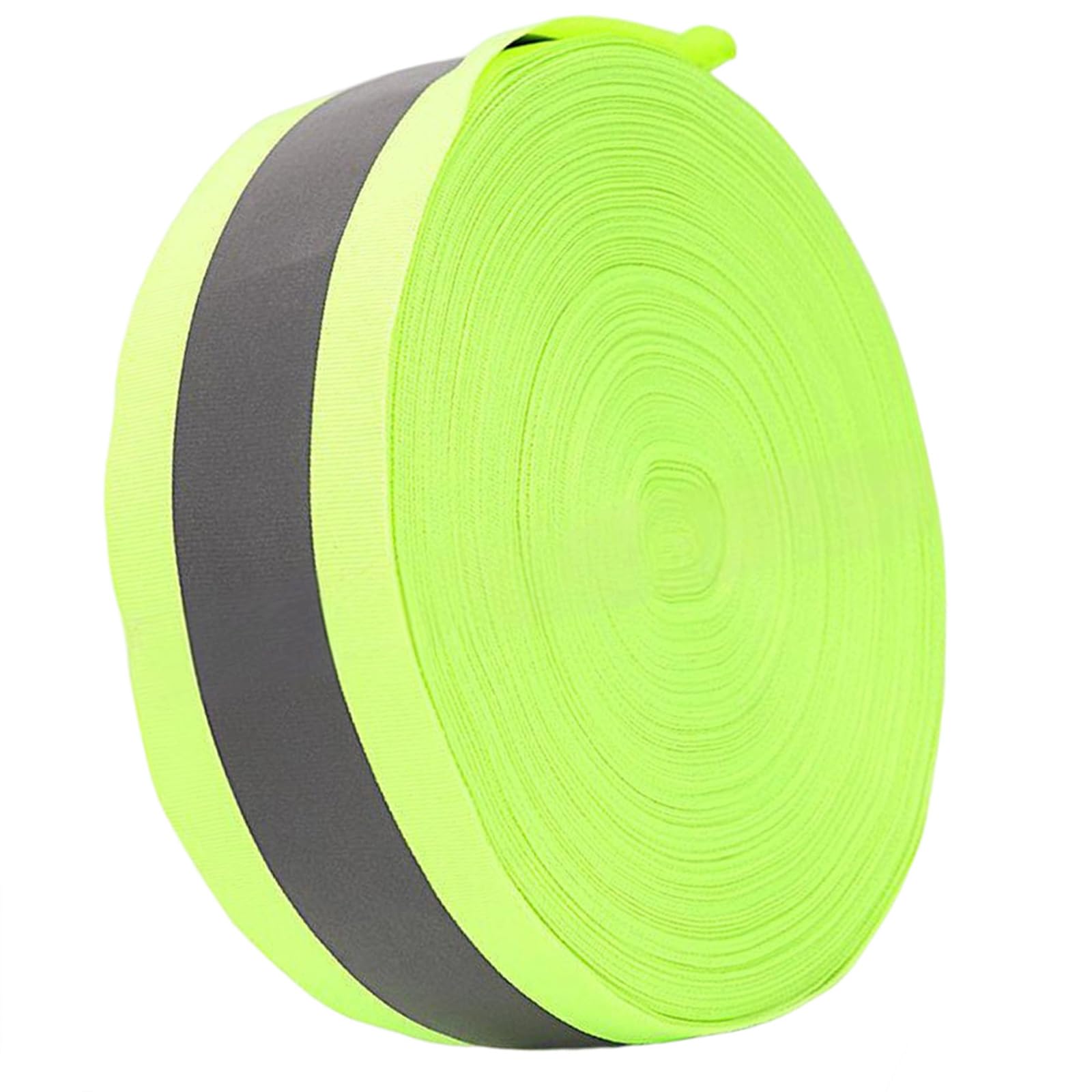 100 m de cinta elástica reflectante para ropa, manualidades, actividades nocturnas, suministros de costura