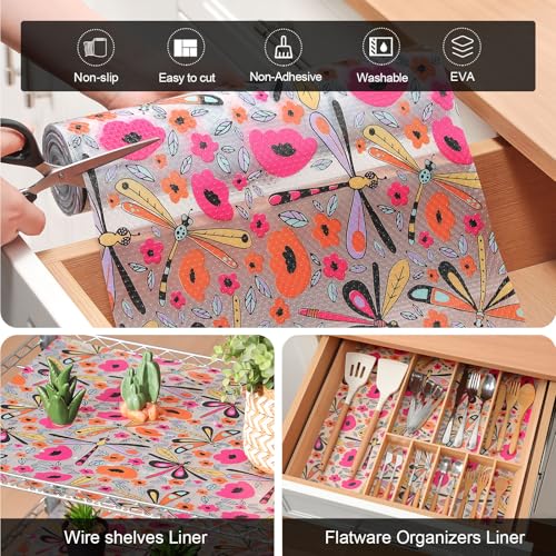 Cooyes Shelf Liner Non-Adhesive Cabinet Drawer Liner for Kitchen17.5 x78.7 by Cooyes - Used condition - Image 6