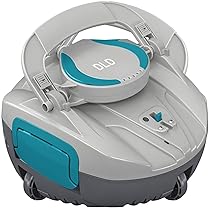 D L D Robot da piscina, pulizia potente in 30 minuti, batteria aspirapolvere per piscina senza fili, parcheggio automatico, indicatori LED, impermeabile IPX8, ideale per piscine 90 m²