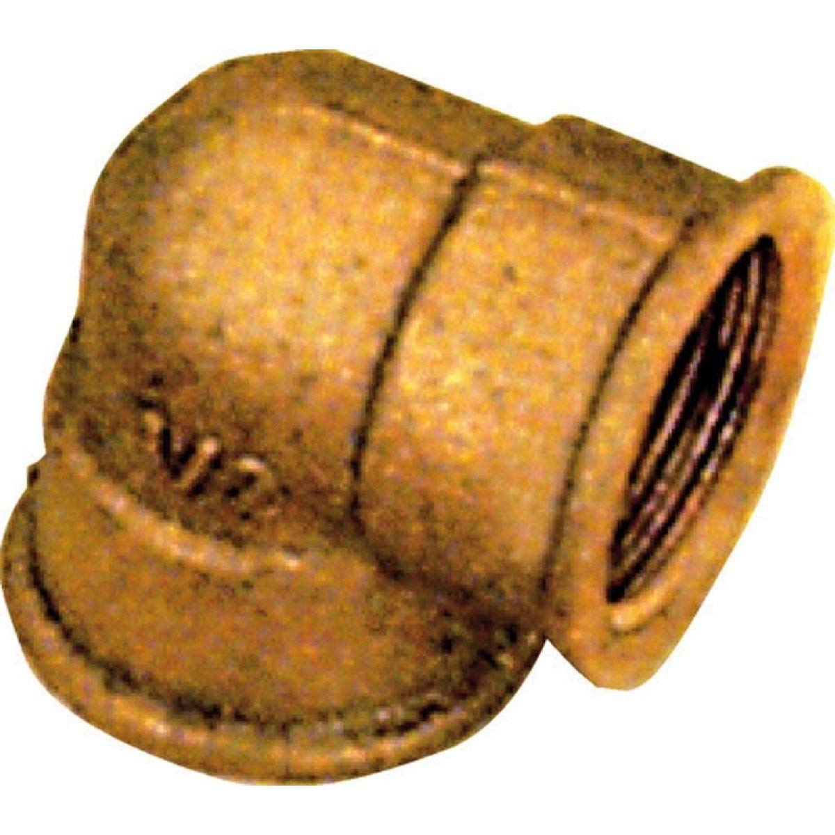 coude en laiton à visser - femelle / femelle - egal brut - 20 x 27 - sachet de 10