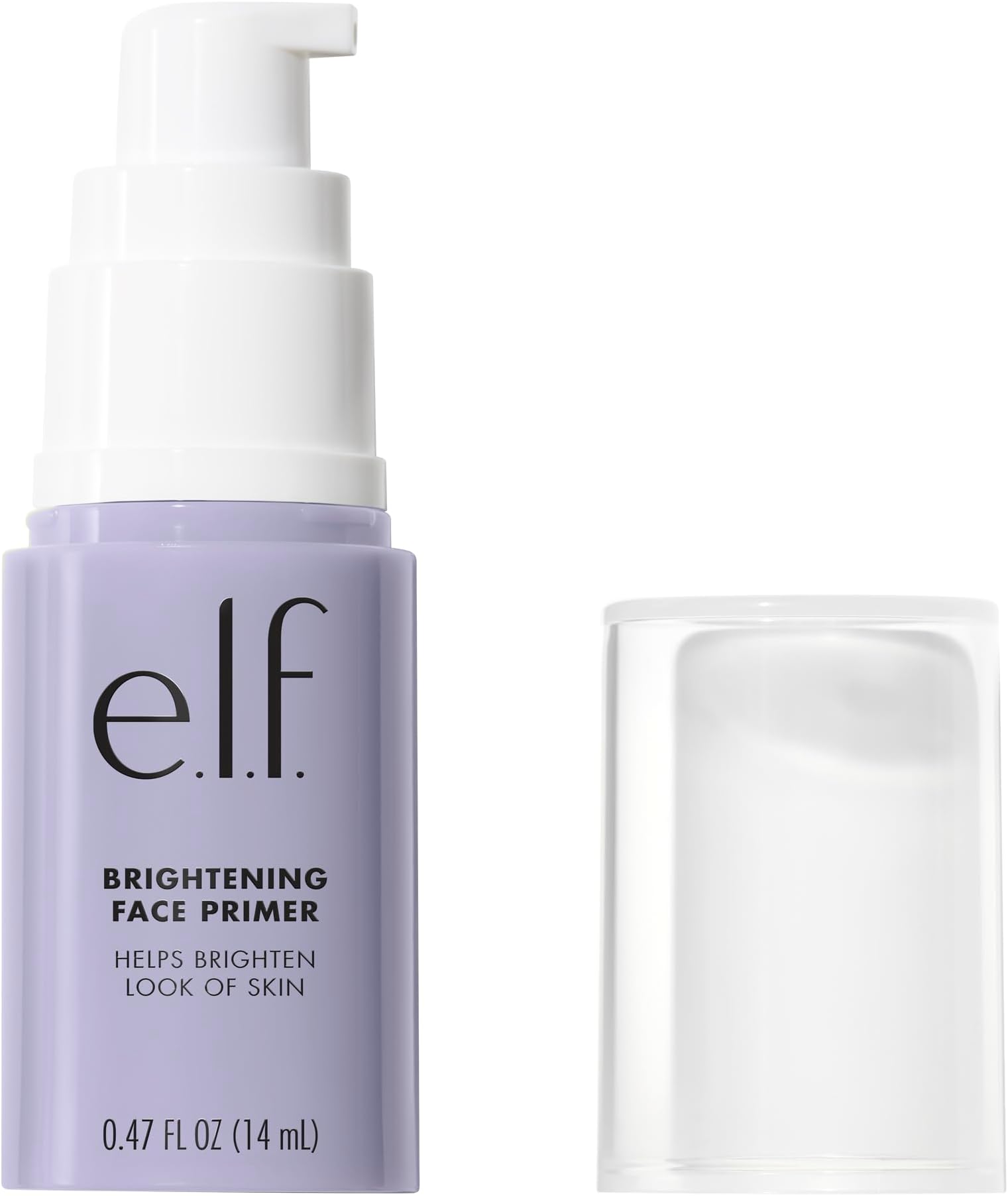 e.l.f. Brightening Lavender Face Primer, Face Makeup Primer For Neutralizing Uneven Skin Tones & Brightening Complexion, Vegan & Cruelty-free