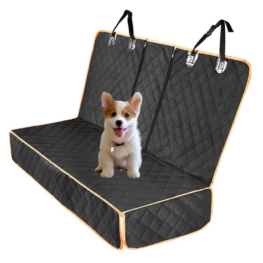 Housses De Siège Auto Pour Chien Fiat 500/500C/500E/Abarth 500 2007-2022 - Protection Banquette Arrière Imperméable